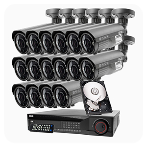 Monitoring 16 kamer